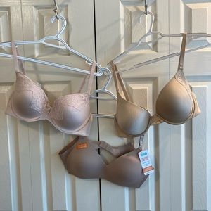 Maidenform 2 Bras 40B and New Warners Bra 38B